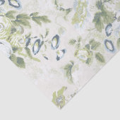 Oversized Sage Chintz, Engelse Rozentuin Tissuepapier (Detail)