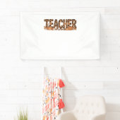 Oversized T-shirt voor leerkrachten Spandoek (Insitu)