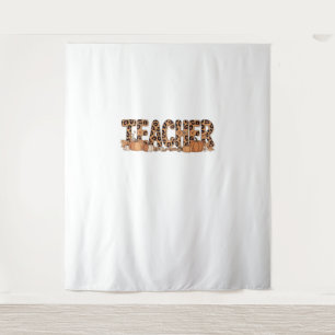 Oversized T-shirt voor leerkrachten Wandkleed