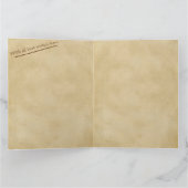 Oversized van ons allemaal  Scroll Aangepaste naam Kaart (Binnen)