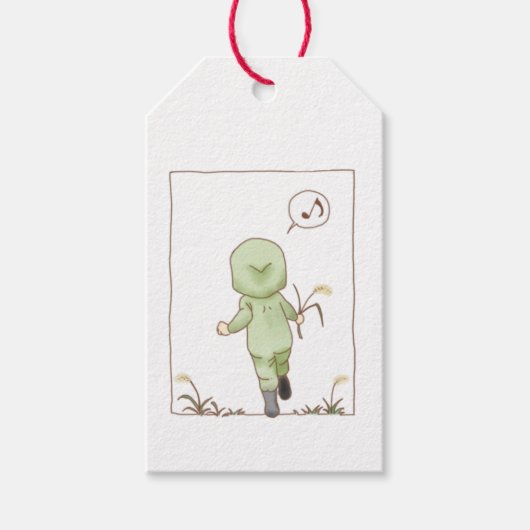 Overslaan met cadeaulabels voor foxtail (Voorkant)