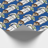 Overslagpapier voor mannelijke zusters cadeaupapier (Hoek)