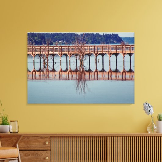 Overspiegeling Canvas Afdruk (Insitu (Woonkamer))