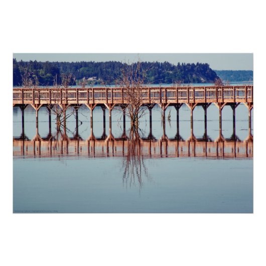 Overspiegeling Foto Afdruk (Voorkant)