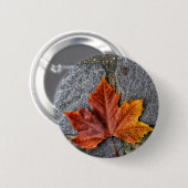 "Overstappen in herfst" Ronde Button 5,7 Cm (Voorkant /achterkant)