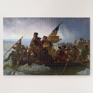 Oversteek Delaware 1776: Generaal George Washingto Legpuzzel
