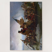 Oversteek Delaware 1776: Generaal George Washingto Legpuzzel (Verticaal)