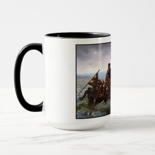 Oversteek Delaware 1776: Generaal George Washingto Mok (Links)