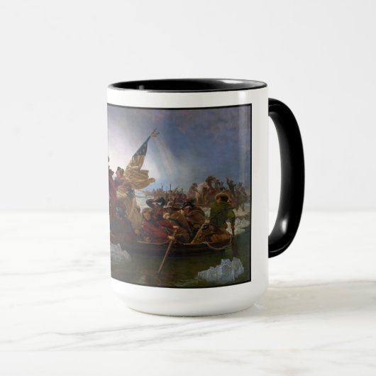 Oversteek Delaware 1776: Generaal George Washingto Mok (Voorkant rechts)