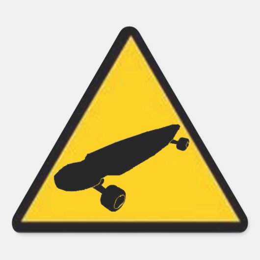 oversteek driehoek sticker (Voorkant)