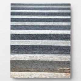 Oversteekplaats of Zebrapad Fotoplaat