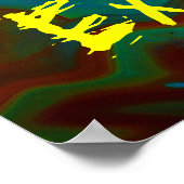 Oversteekplaats van een zonnevlam poster (Hoek)