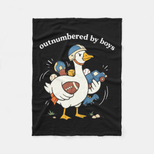 Overstelpt Grafisch Fleece Deken