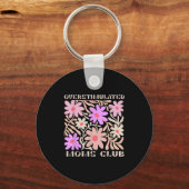 Overstimulated Boho Floral Mama Moms Funny Gift Mo Sleutelhanger (Voorkant)