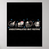 Overstimulated But Festive Funny Ssum Nurse Christ Poster (Voorkant)