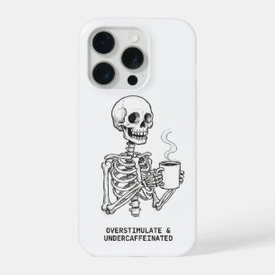 Overstimulatie en te weinig cafeïne telefoonhoesje iPhone 15 pro hoesje