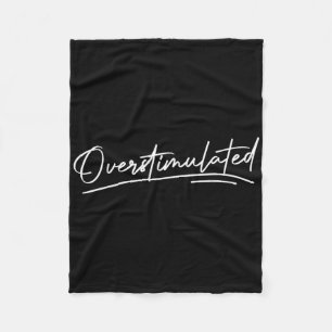 Overstimulatie Geestelijke Gezondheidsbewustzijn Fleece Deken