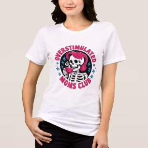 Overstimulatie Moeders Club Design Neurodivergen Tri-Blend Shirt