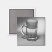 Overstromend bier glas magneet (Voorkant / Achterkant)