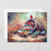 Overstromend kardinaal Briefkaart (Voorkant / Achterkant)