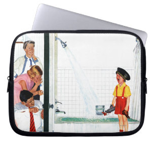 Overstromende buis laptop sleeve