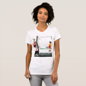 Overstromende buis t-shirt (Voorkant volledig)