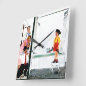 Overstromende buis vierkante klok (Hoek)