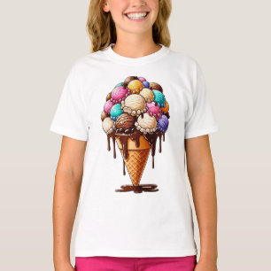 "Overstromende ijskegel" T-shirt