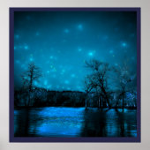 Overstromende nacht poster (Voorkant)