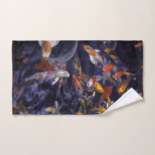 OVERSTROMING KOI VISSEN BAD HANDDOEK (Handdoek)