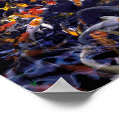 OVERSTROMING KOI VISSEN POSTER (Hoek)