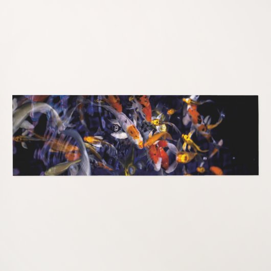 OVERSTROMING KOI VISSEN YOGAMAT (Achterkant (horizontaal))