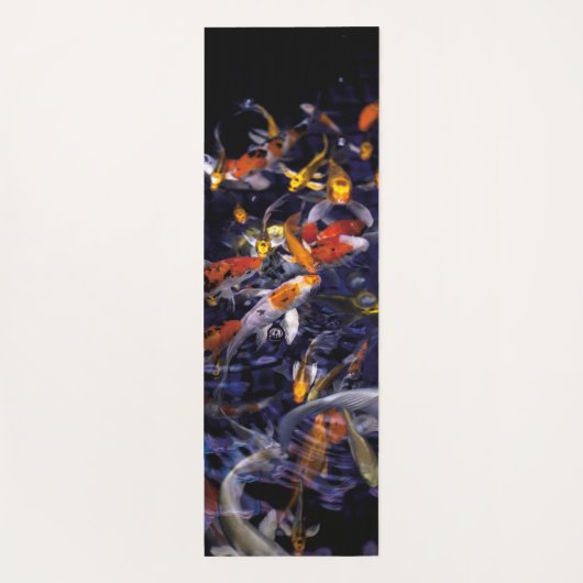 OVERSTROMING KOI VISSEN YOGAMAT (Achterkant)