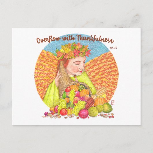 Overstroming met het Inspirerend Briefkaart van Th (Voorkant)