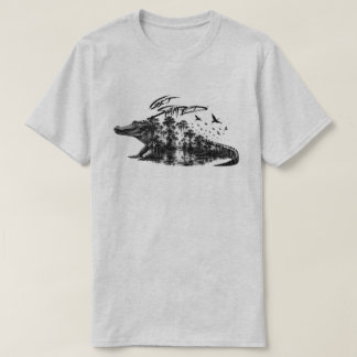 Overstroomd Alligator-moeras T-shirt