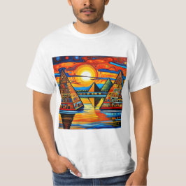 Overstroomde Piramides T-shirt