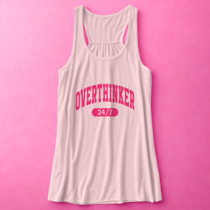 Overthinker Funny Women's Tanktop