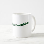 Overthinker professionnel" Drôle café Mug (Devant droit)