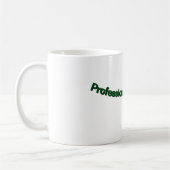 Overthinker professionnel" Drôle café Mug (Gauche)