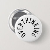 Overthinking text badge (Devant & derrière)
