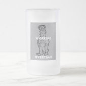 Overtime Home Drinkware Barware Frosted Beer Glass Matglas Bierpul (Center)