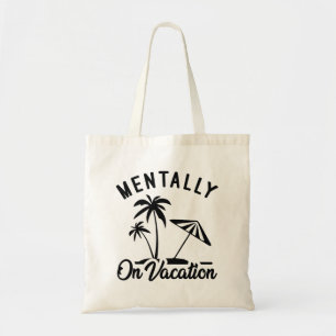 Overtollig op vakantie tote bag