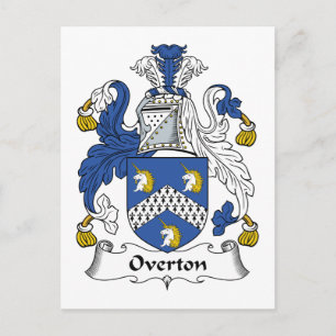 Overton Family Crest Briefkaart