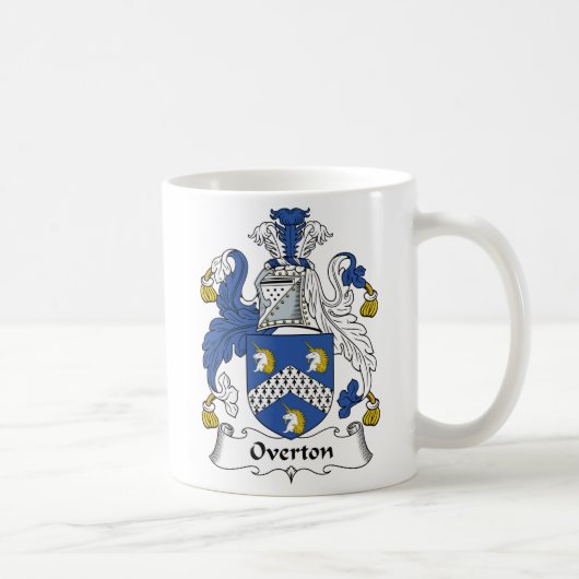 Overton Family Crest Koffiemok (Rechts)