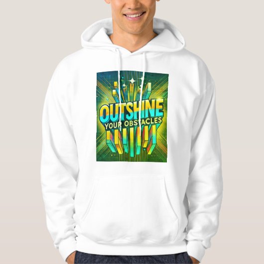 Overtref je obstakels hoodie (Voorkant)