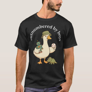 Overtroffen Door Jongens Grappige Moeder Goose Fam T-shirt