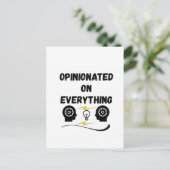 Overtuigd van alles briefkaart (Staand voorkant)