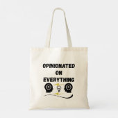 Overtuigd van alles tote bag (Achterkant)