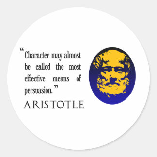 Overtuiging, Aristoteles citaat stickers
