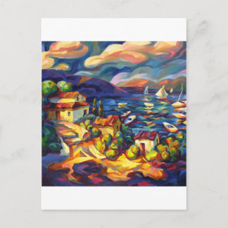 Overval door het Zee Briefkaart